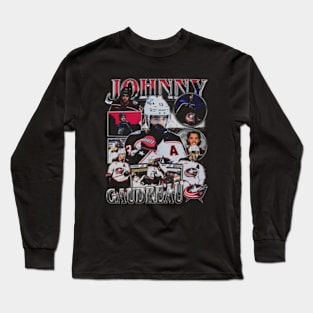 Johnny Gaudreau Vintage Bootleg Long Sleeve T-Shirt